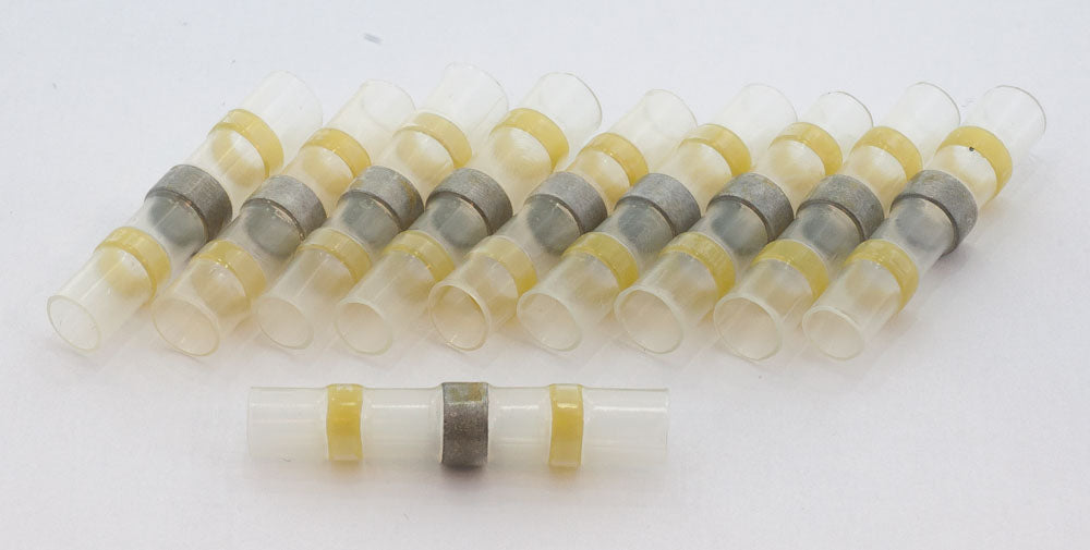 Hyper Jatkoliitin juotostina & kutistesukka Kelt. 10kpl 4.0-6.0mm2