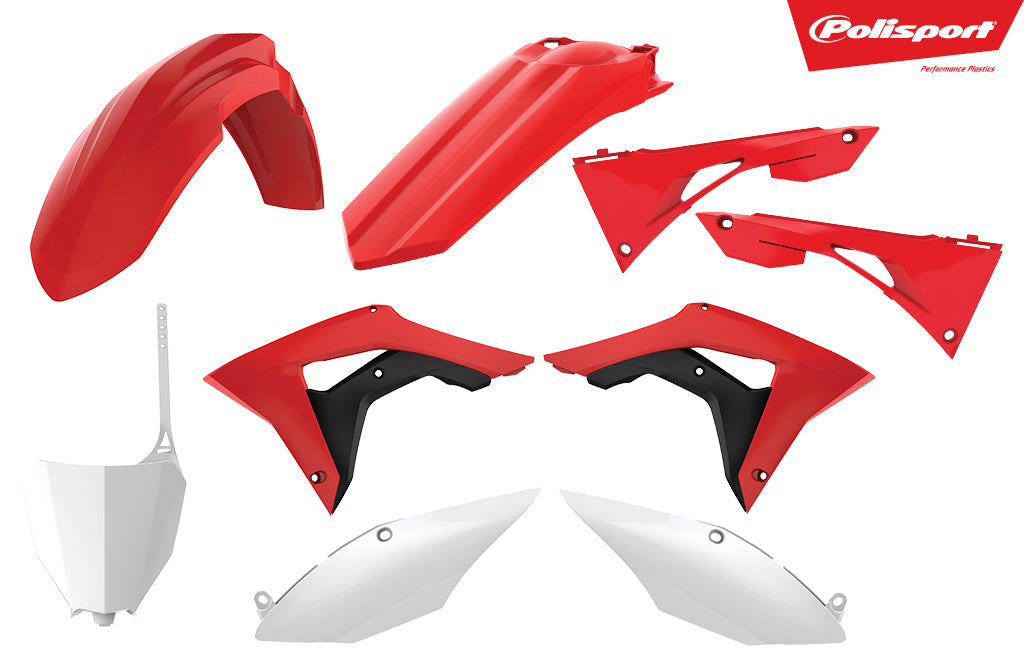Polisport plastic kit CRF450 17-20 CRF250R 18-21  OEM (1)