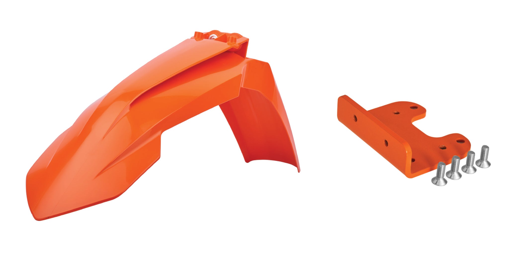 Polisport Kit front fender ktm(17)+adapter SX(07-12) EXC(08-13) orange ktm16 (6)