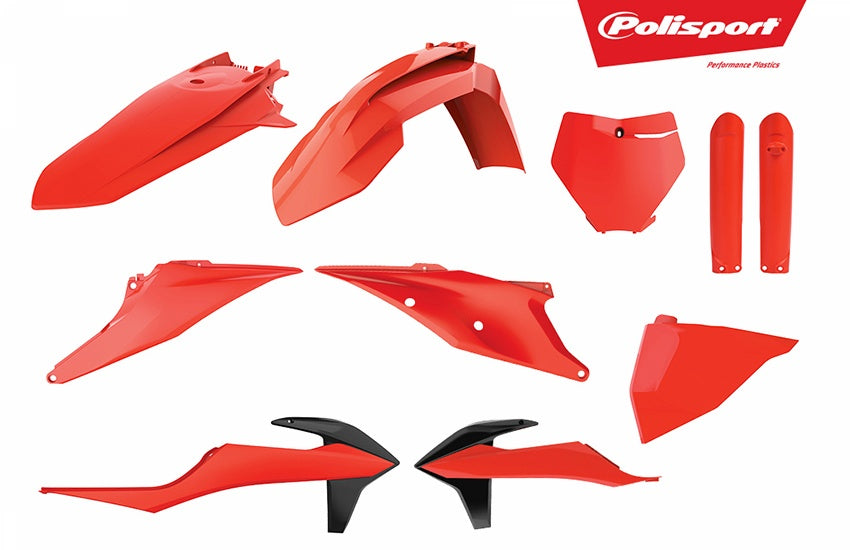 Polisport plastic kit SX/SX-F 2019-22 oranssi Flo (1)
