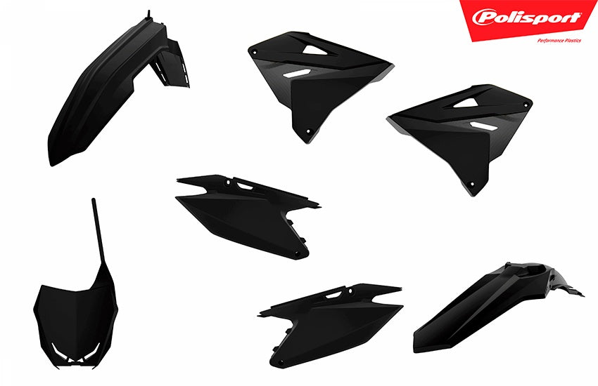 Polisport kit Suzuki restyling RM125/250(01-08) RMZ 18 style Black (1)