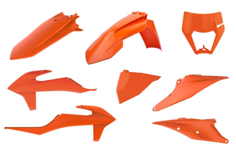 Polisport kit enduro standard KTM EXC/EXC-F (20-23) Orange EB (1)