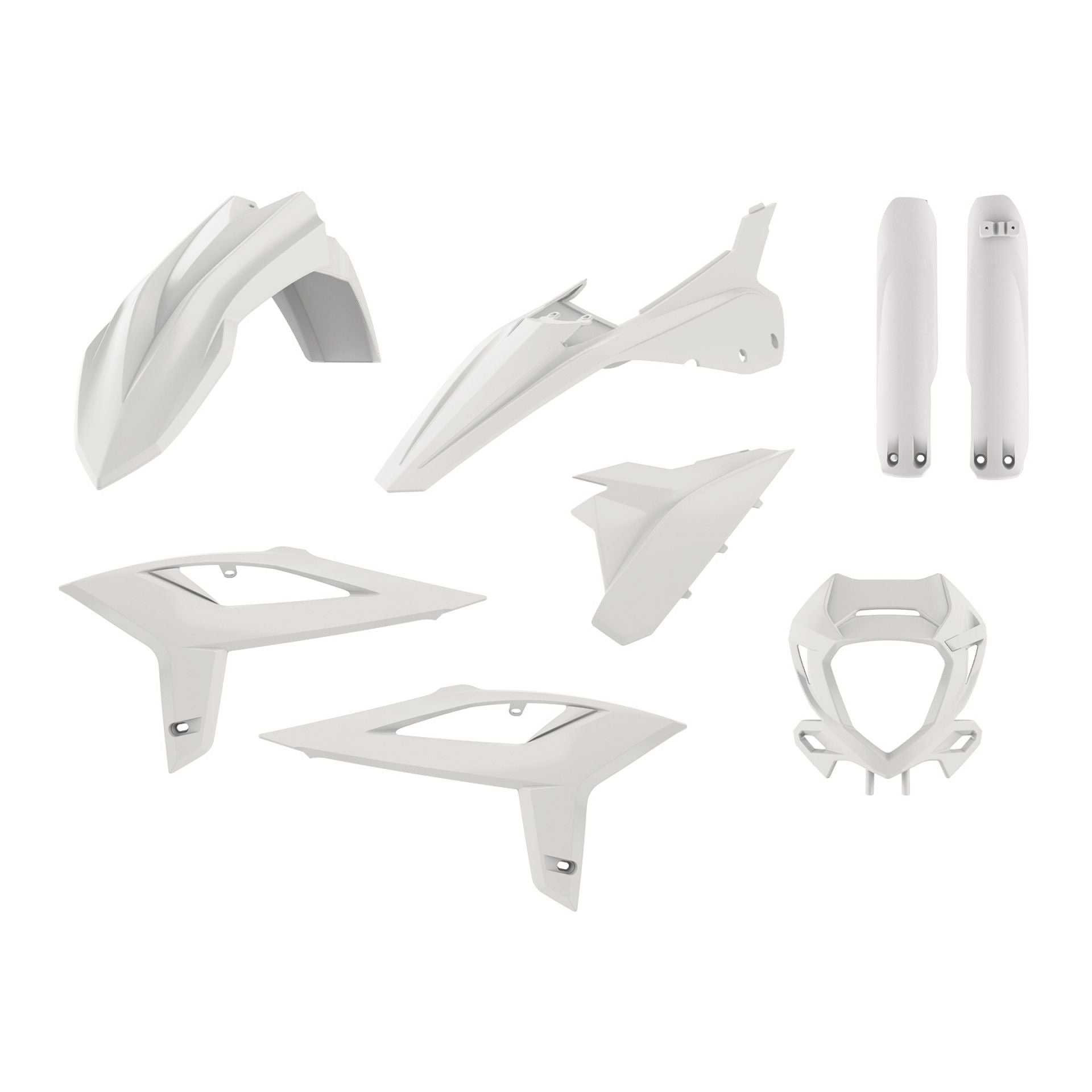 Polisport enduro kit w/ mask Beta RR (20-22) White (1)