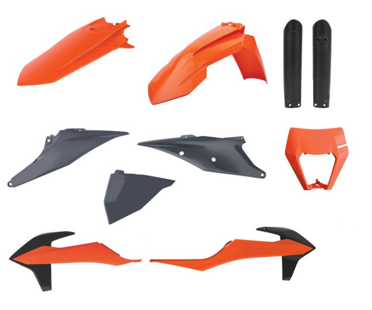 Polisport enduro kit KTM EXC/EXC-F (20-23) OEM Color (1)