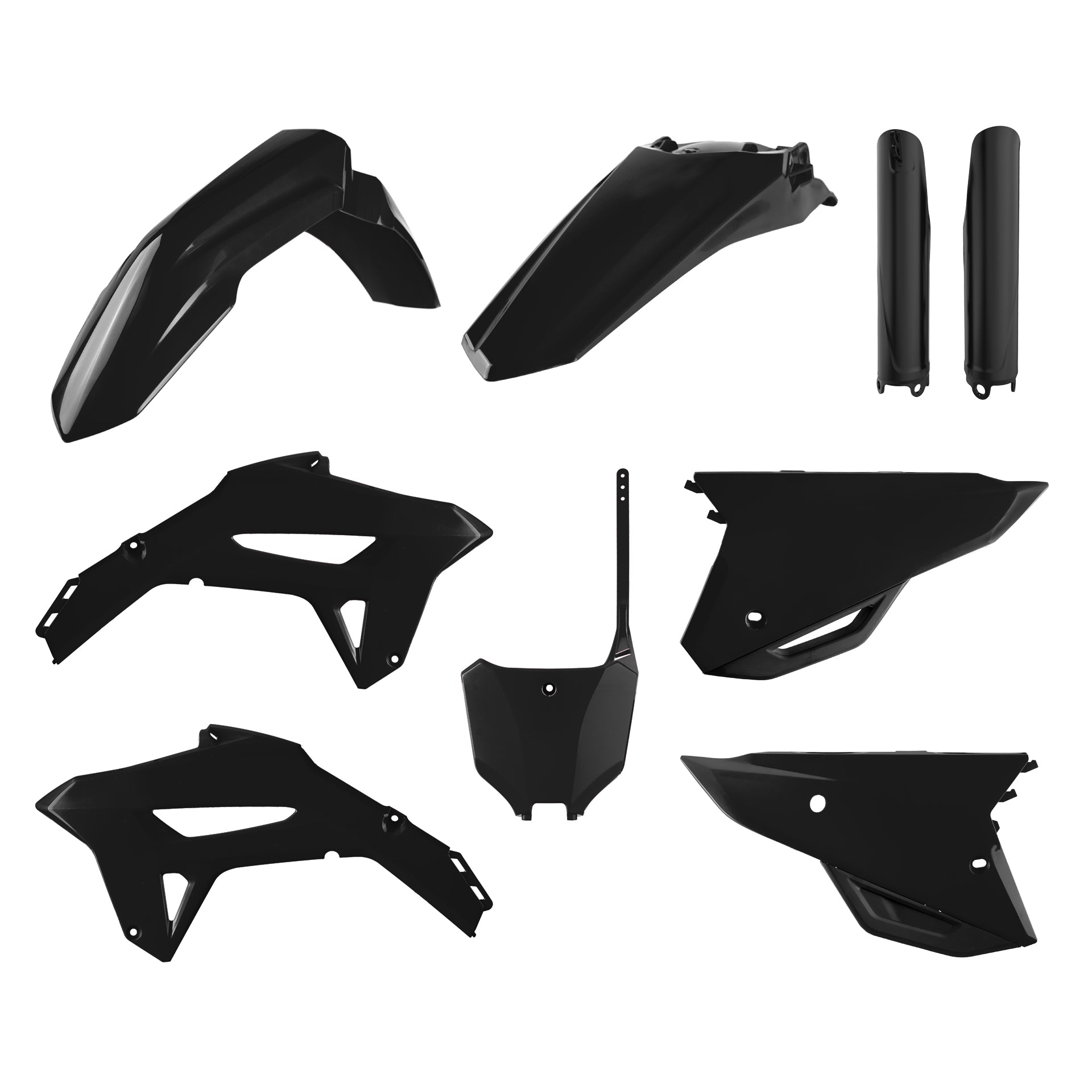 Polisport Full Kit CRF450 21-24 CRF250R 22-24 Black (1)