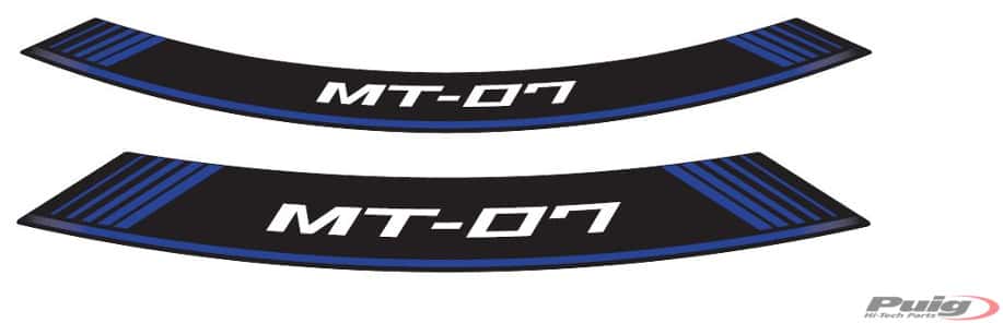 Puig Kit 8 Rim Strips Mt-07 C/Blue