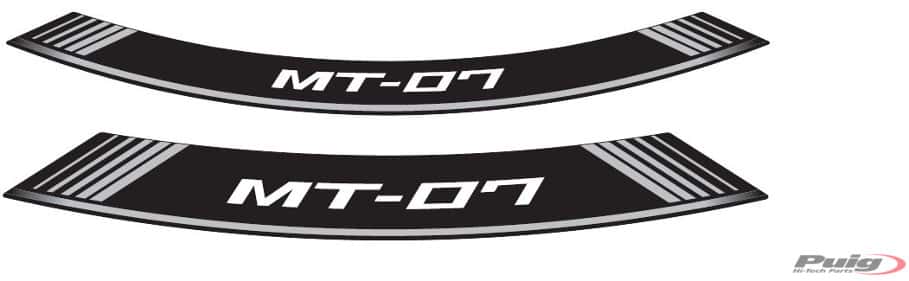 Puig Kit 8 Rim Strips Mt-07 C/Silver