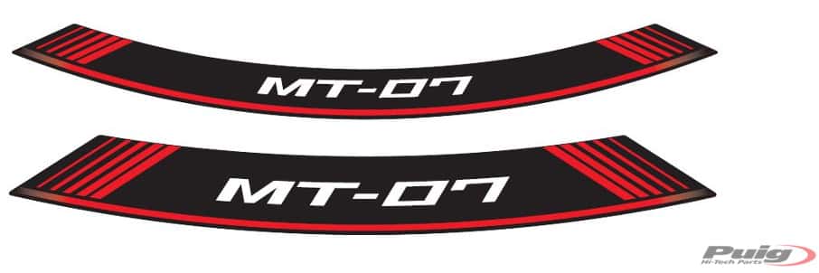 Puig Kit 8 Rim Strips Mt-07 C/Red