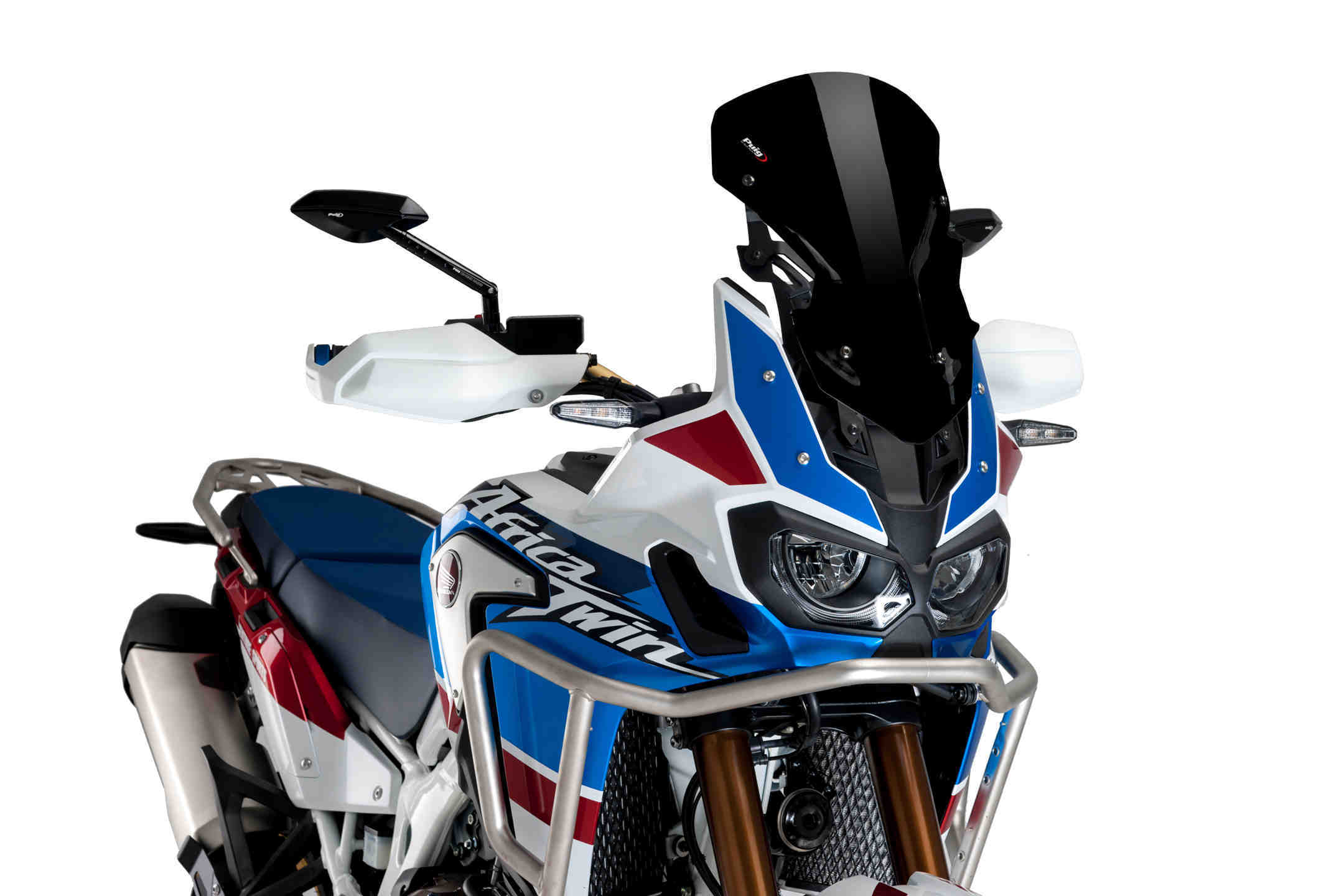 Puig Racing Screen + Kit Fix Africa Twin 16'-18' C/Blac