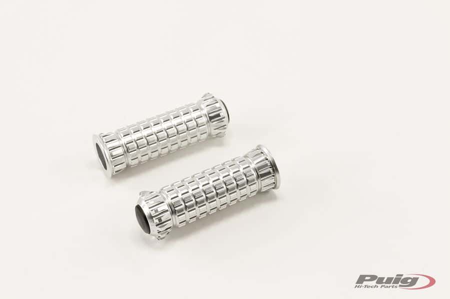 Puig Footpegs R-Fighter Piloto Rig/Left C/Silver