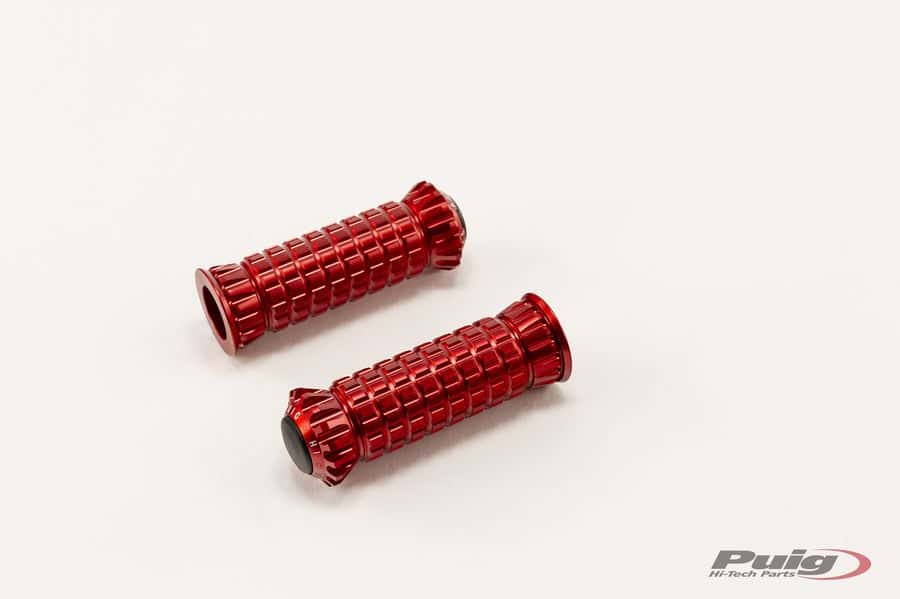 Puig Footpegs R-Fighter Piloto Rig/Left C/Red