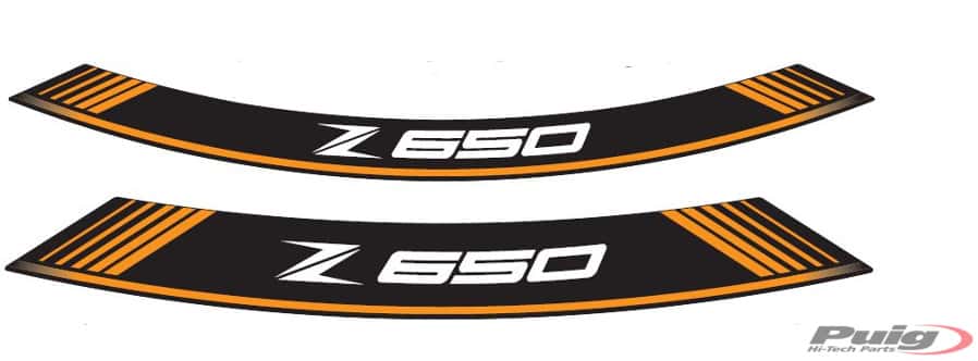 Puig Kit 8 Rim Strips Z650 C/Orange