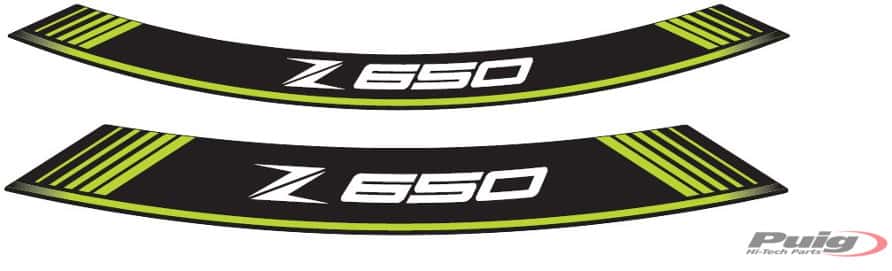 Puig Kit 8 Rim Strips Z650 C/Green