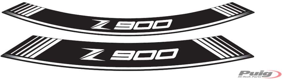 Puig Kit 8 Rim Strips Z900 C/White
