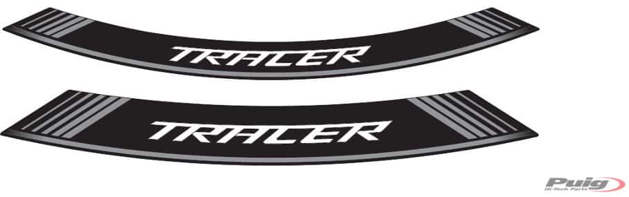 Puig Kit 8 Rim Strips Tracer C/Silver