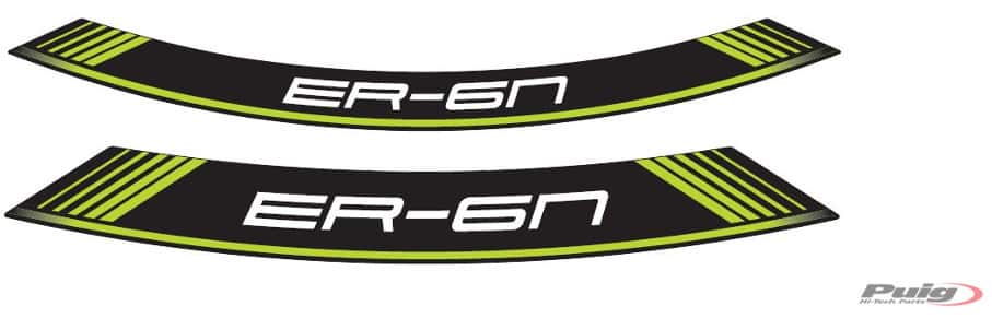 Puig Kit 8 Rim Strips Er6 C/Green