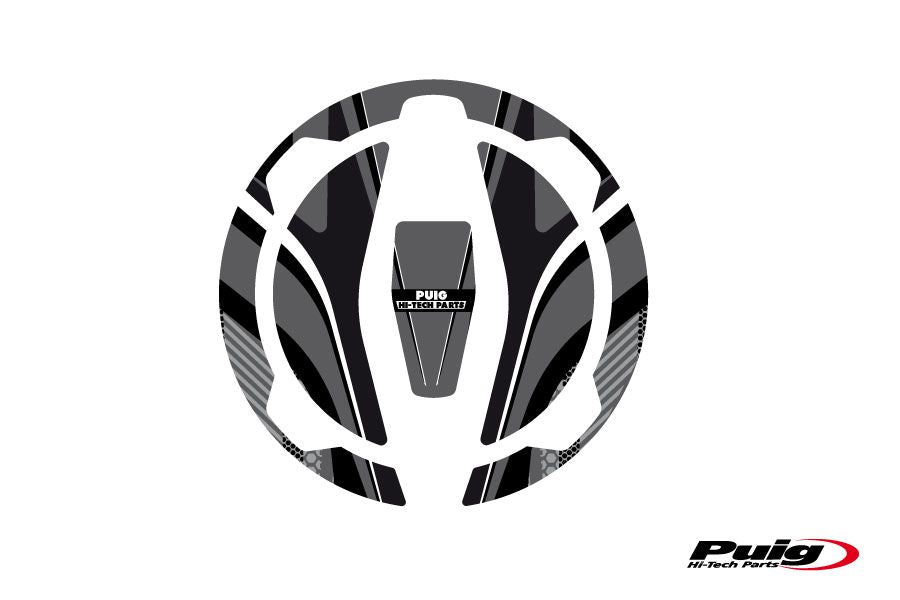 Puig Fuel Cap Cover Mod. Radikal Kawasaki C/Grey