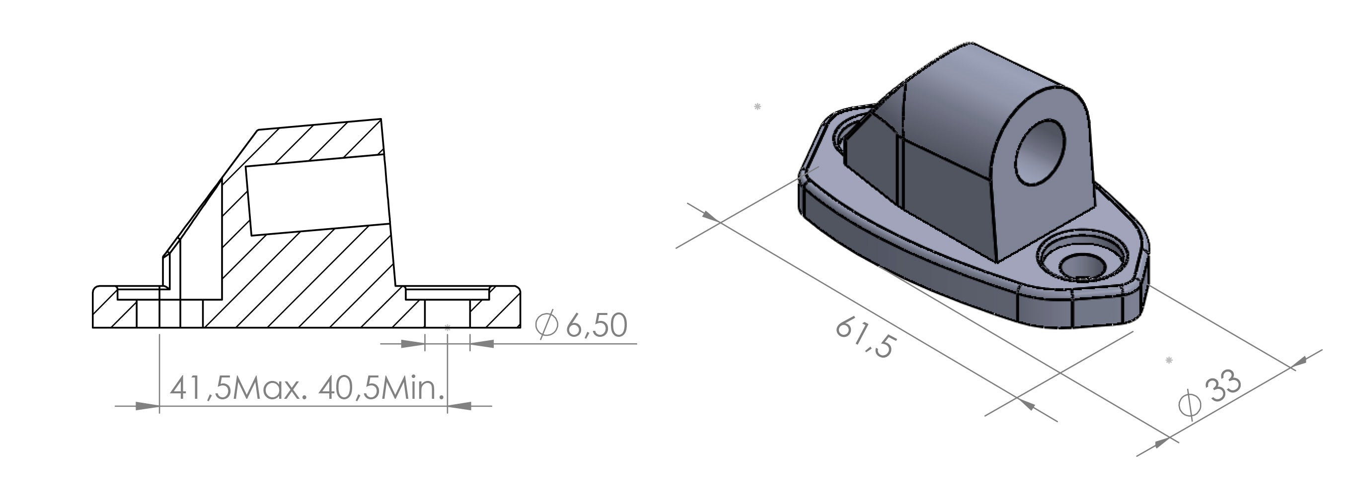 Puig Support Without Side Retrovisor Hi-Tech Kawasaki Z