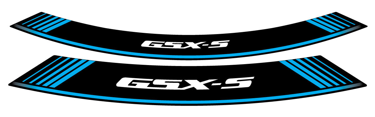 Puig Kit 8 Rim Strips Gsxs C/Blue