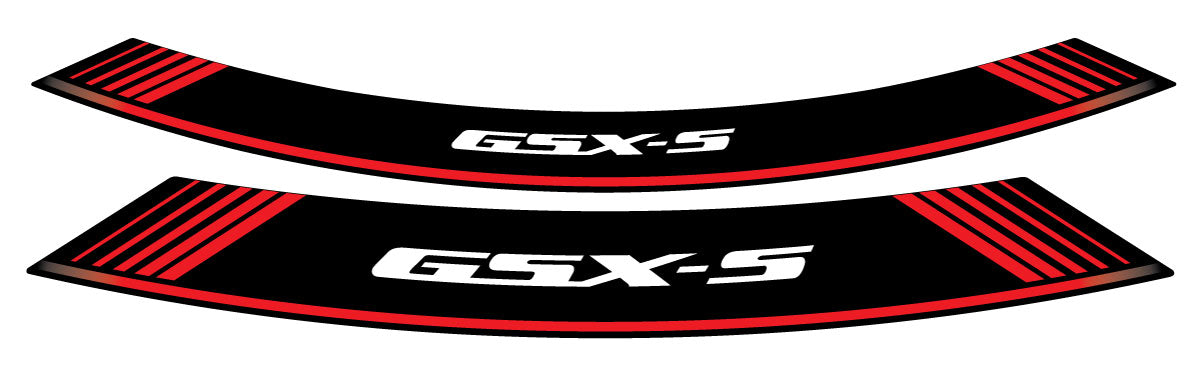 Puig Kit 8 Rim Strips Gsxs C/Red