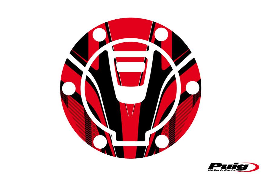 Puig Fuel Cap Cover Mod. Radikal Ktm C/Red