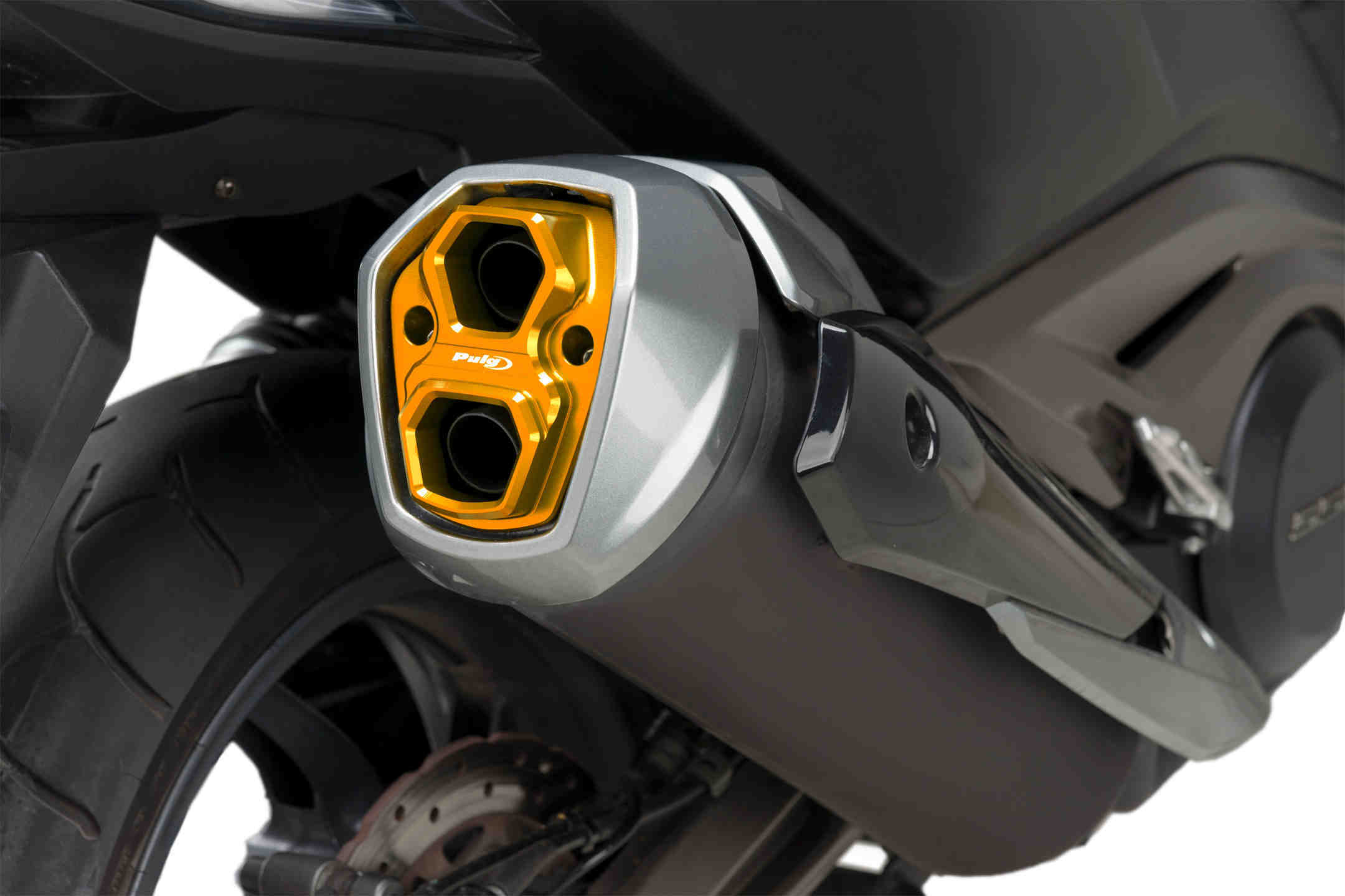 Puig End Tube For Exhaust Escape Kymco Ak550 17' C/Gold