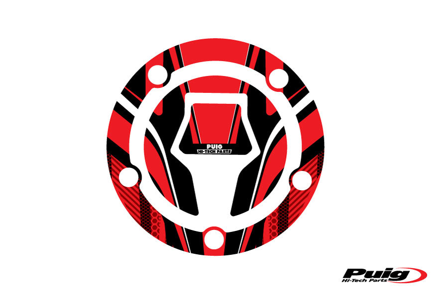 Puig Fuel Cap Cover Mod. Radikal Suzuki C/Red