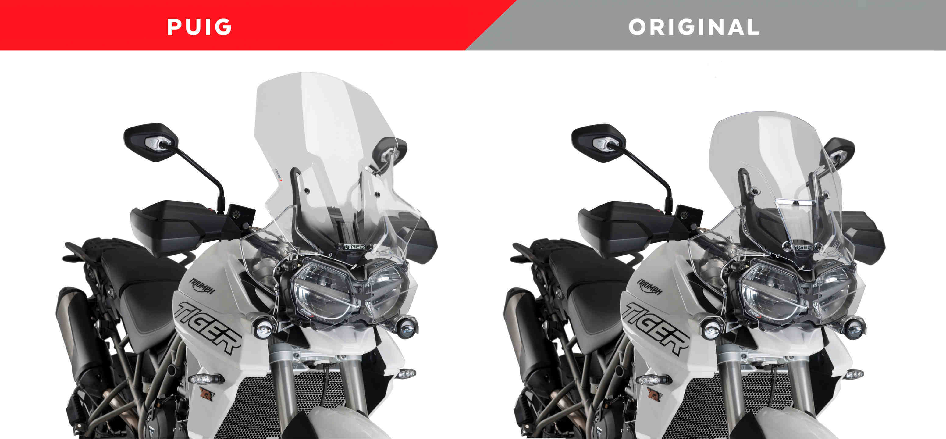 Puig Touring Screen Tiger 800/Xc/Xr/Xrx/Xrt/Xcx/Xca 18'