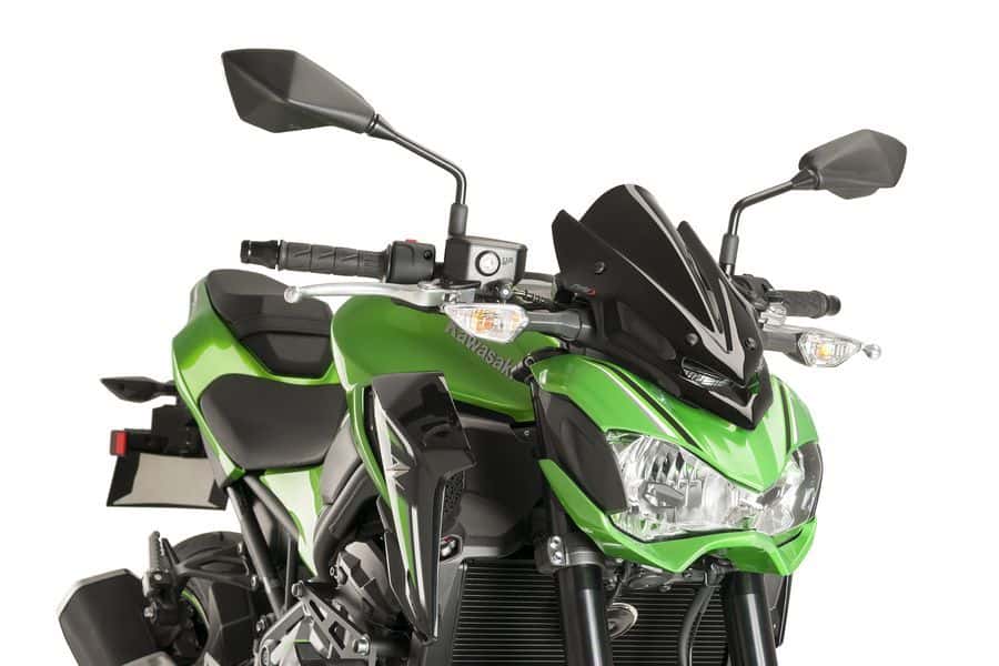 Puig Windshield. N.G. Sport Kawasaki Z900 17-18'C/Black