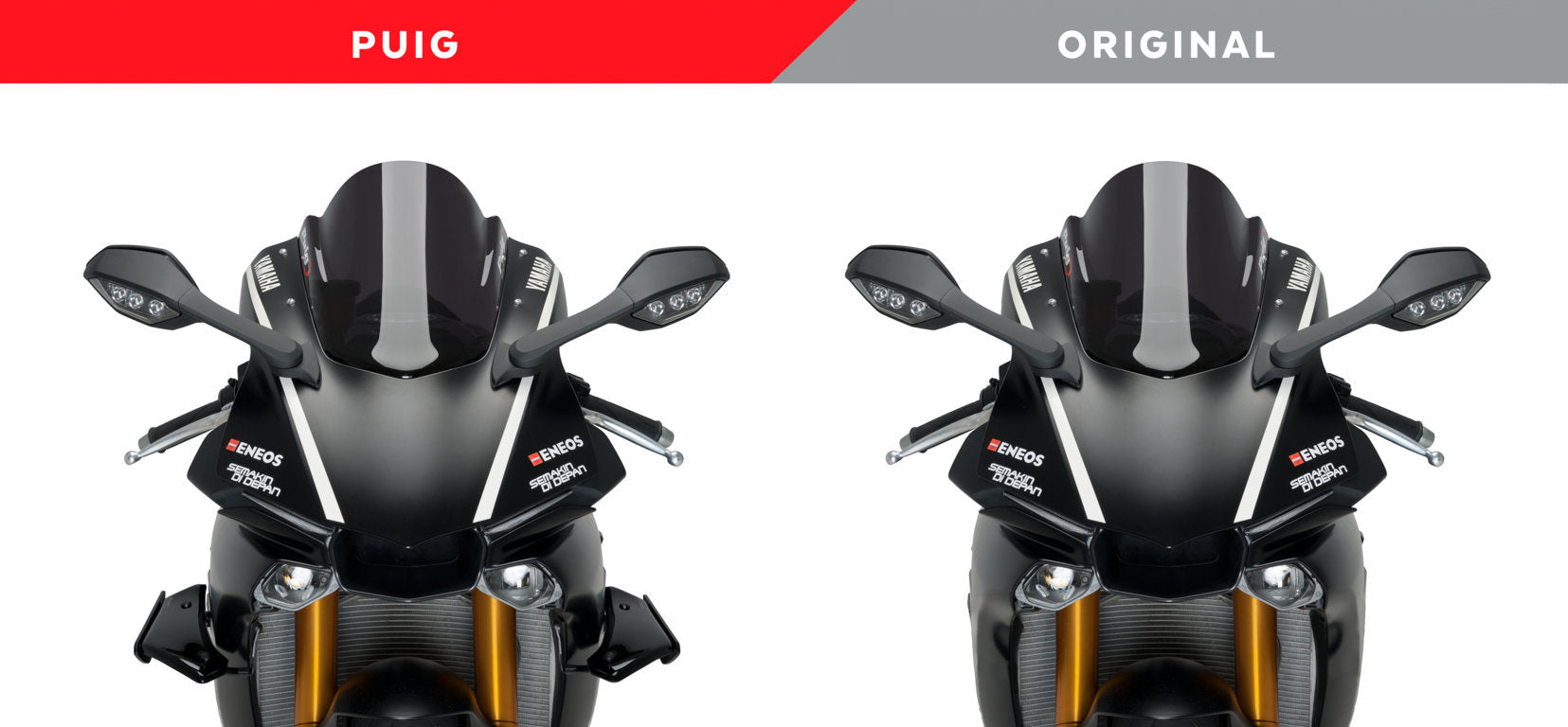 Puig Downforce Sport Side SpoilersYamaha Yzf-R1 15'-18'