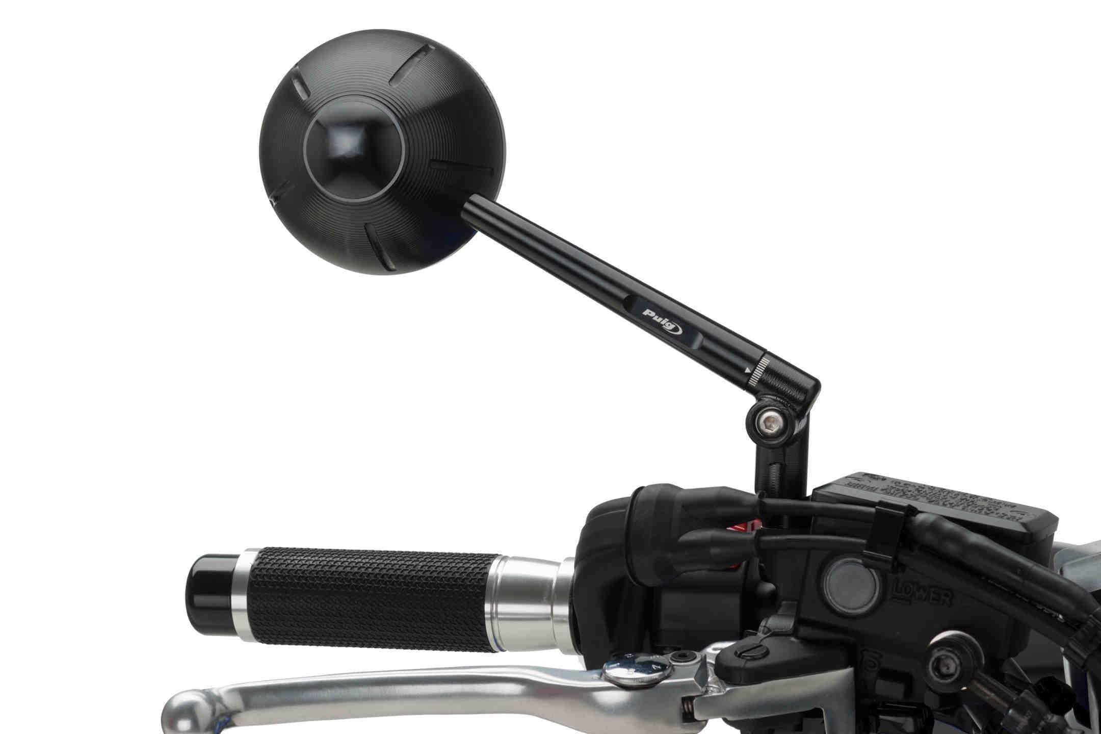 Puig Rear Mirror Mod. Retro Homolog. Right C/Black