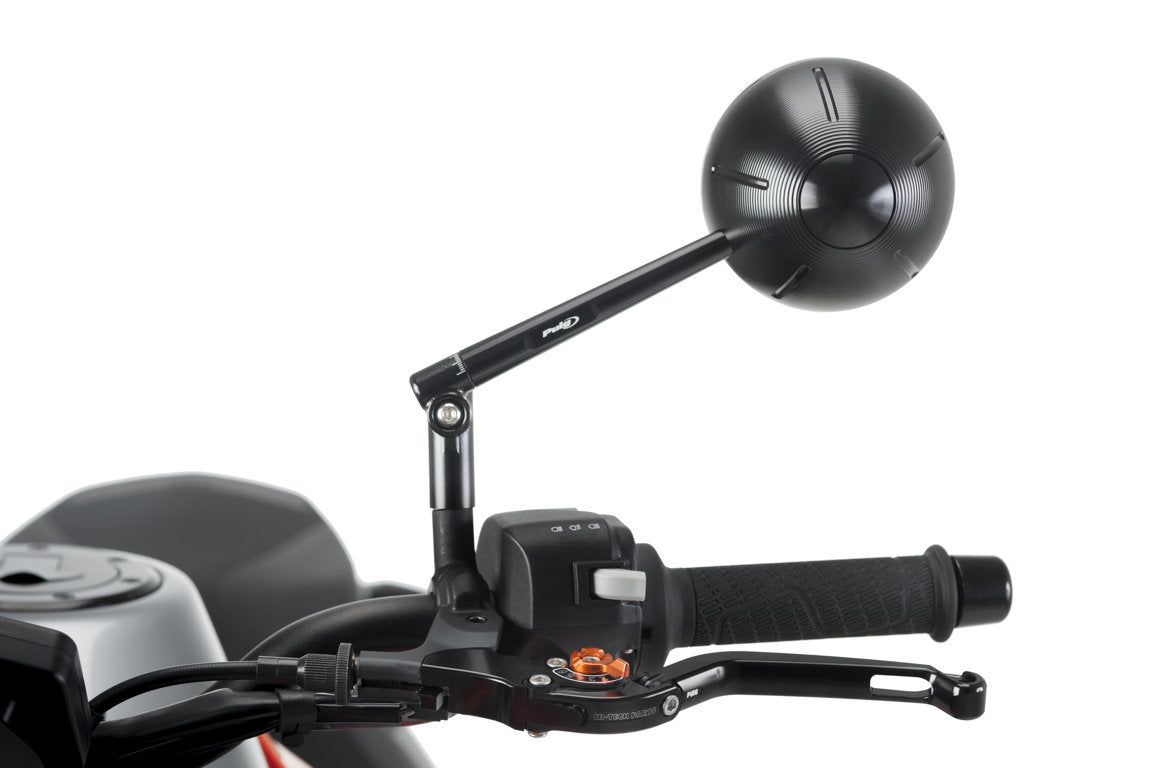 Puig Rear Mirror Mod. Retro Homolog. Left C/Black