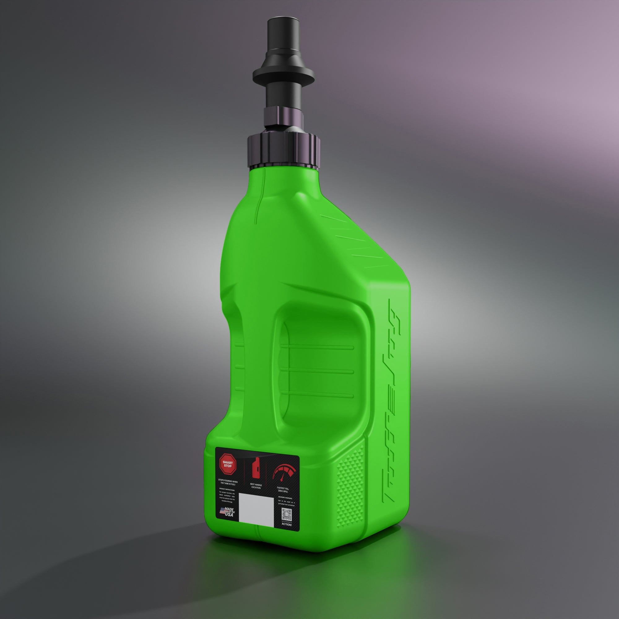 Tuff Jug Kanisteri 10L vihreä, Ripper korkki musta (GEN 3)