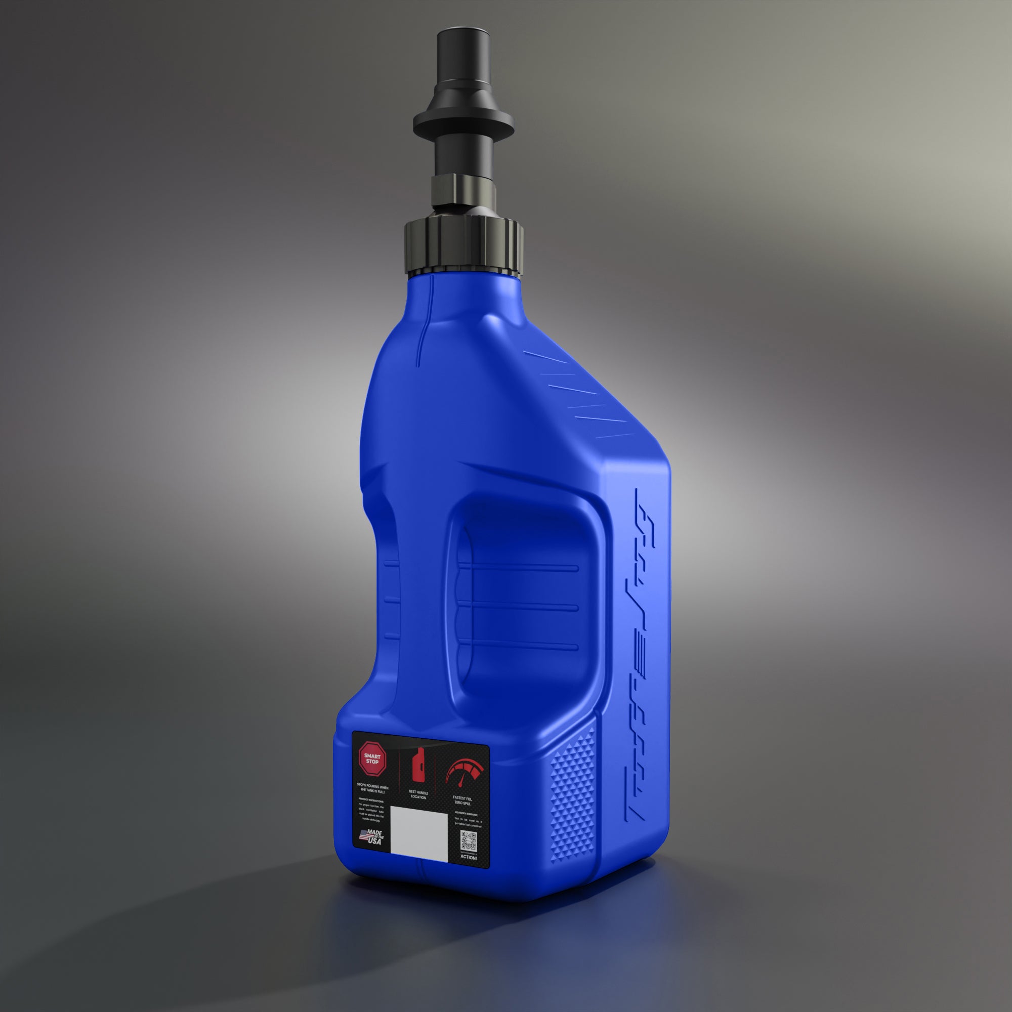 Tuff Jug Kanisteri 10L sininen, Ripper korkki musta (GEN 3)