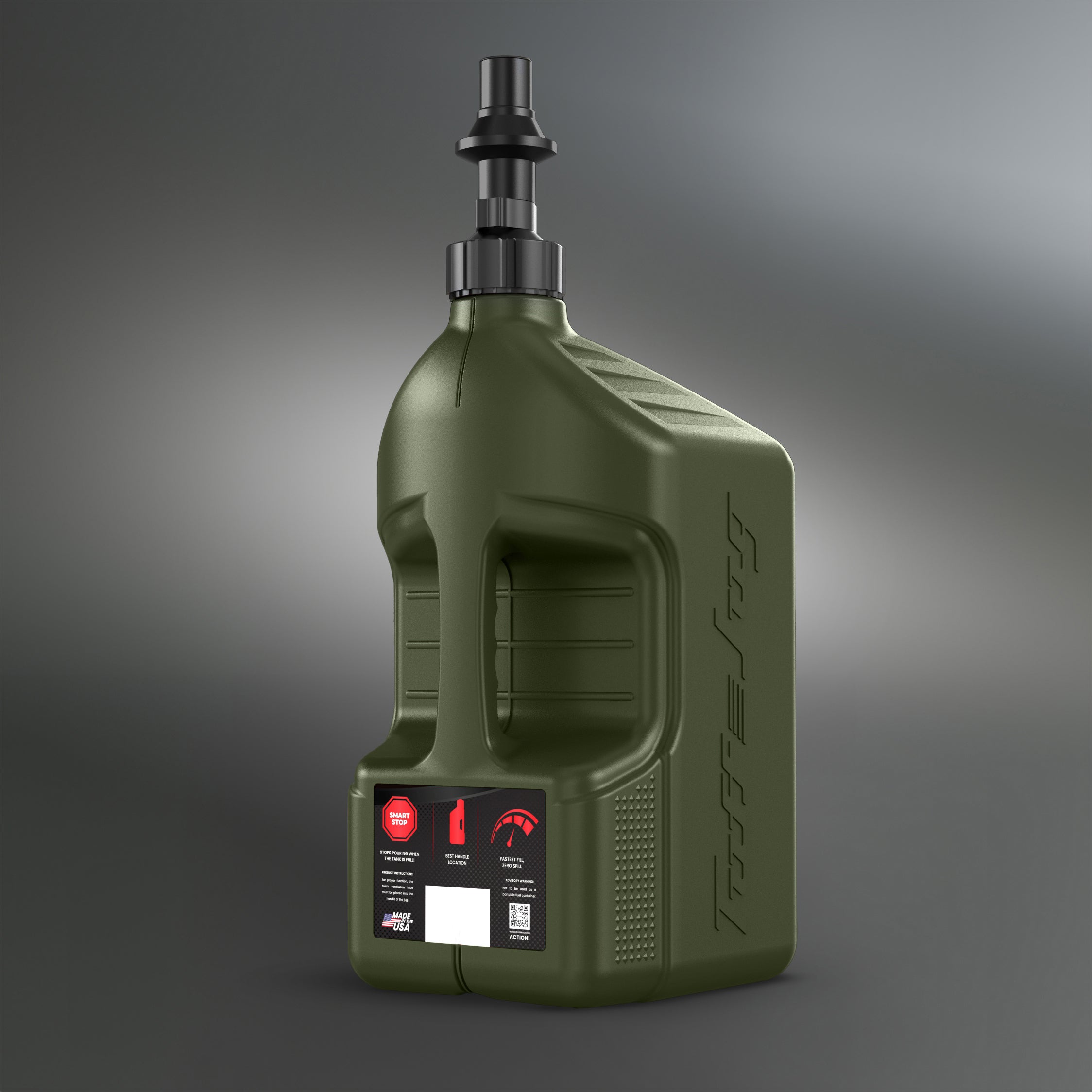 Tuff Jug Kanisteri 20L metsänvihreä, Ripper korkki musta (GEN 3)