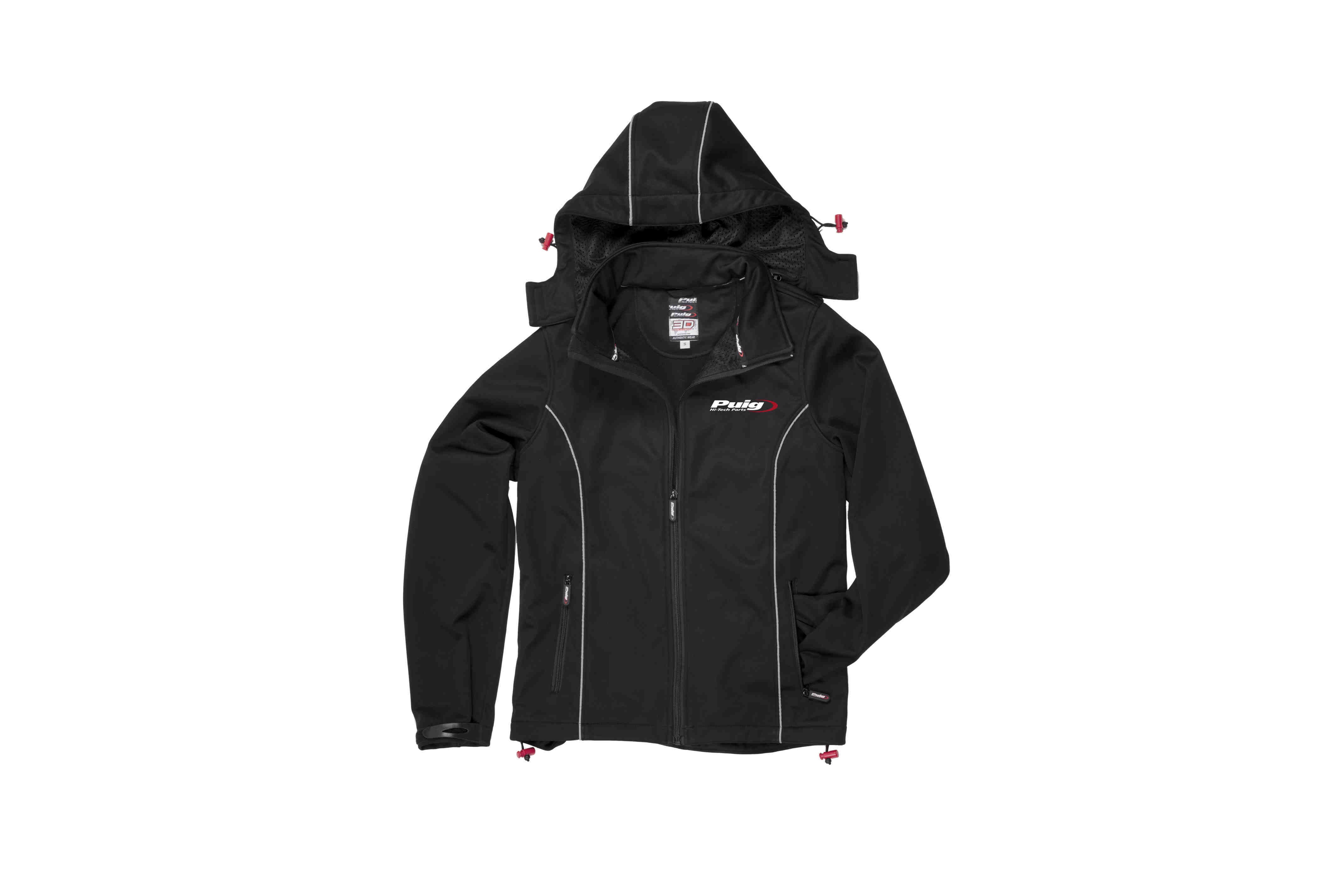 Puig Jacket Puig Hi-Tech Parts Size Xs C/Black