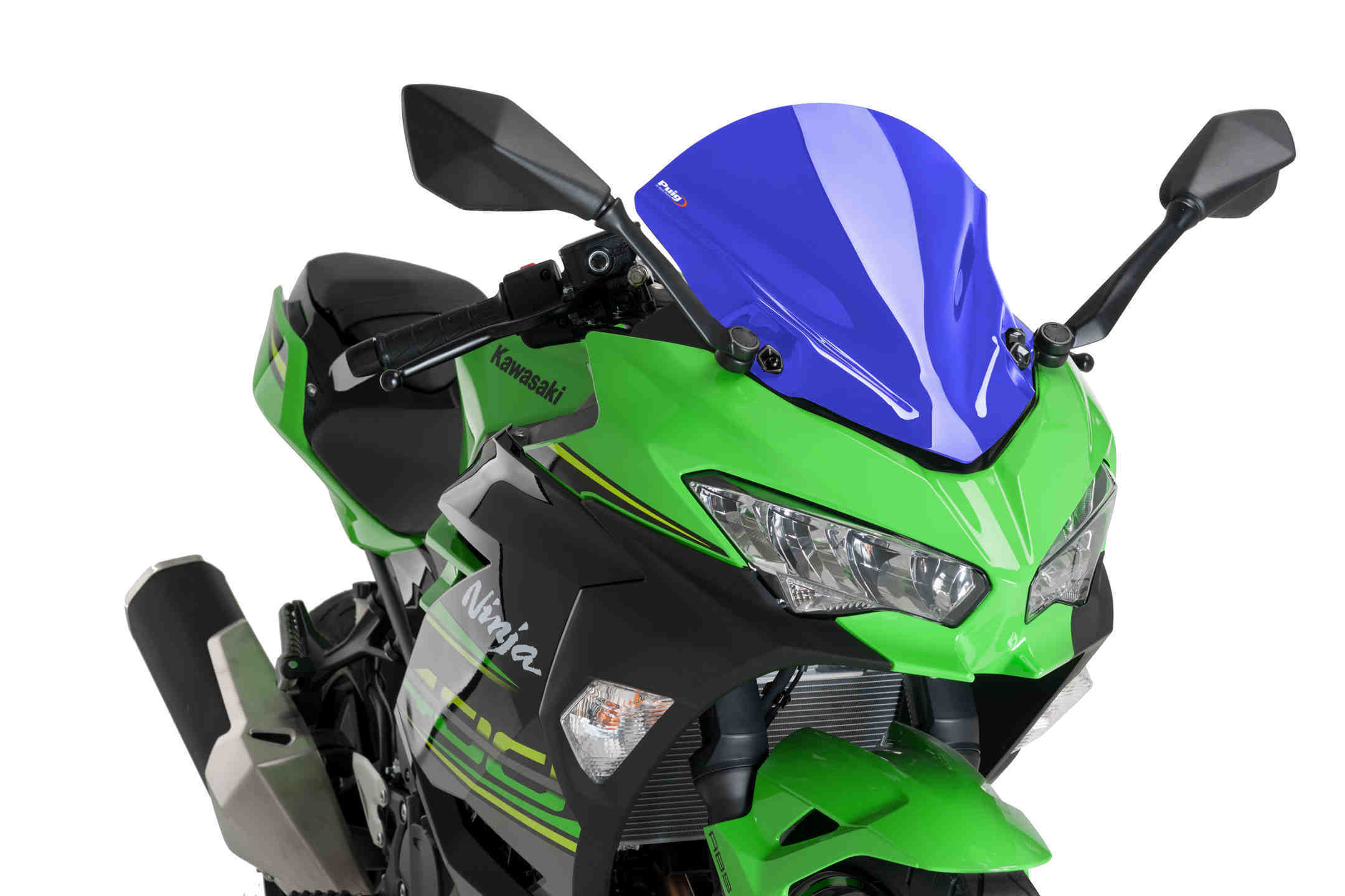 Puig Racing Screen Kawasaki Ninja 400 18' C/Blue