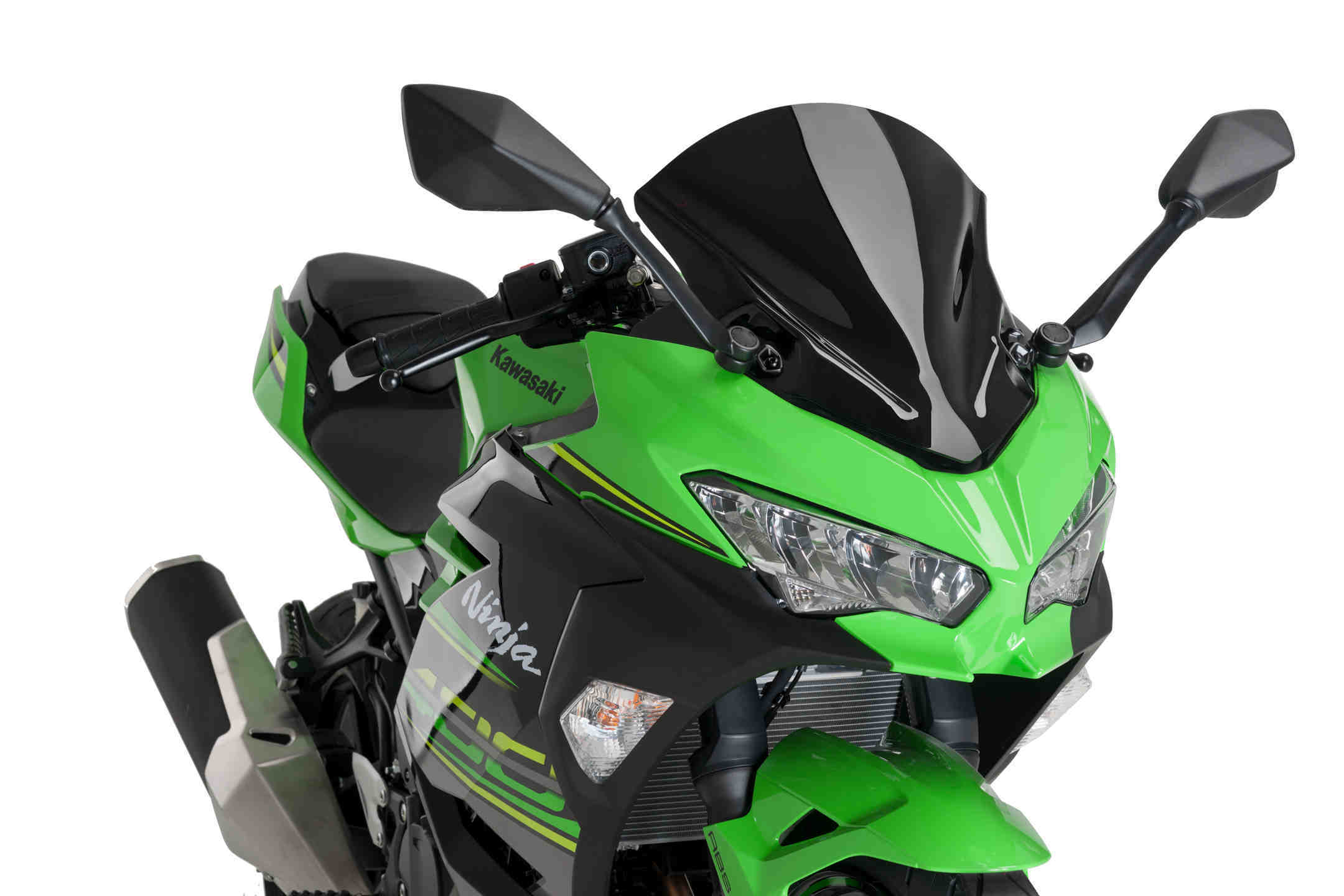 Puig Racing Screen Kawasaki Ninja 400 18' C/Black