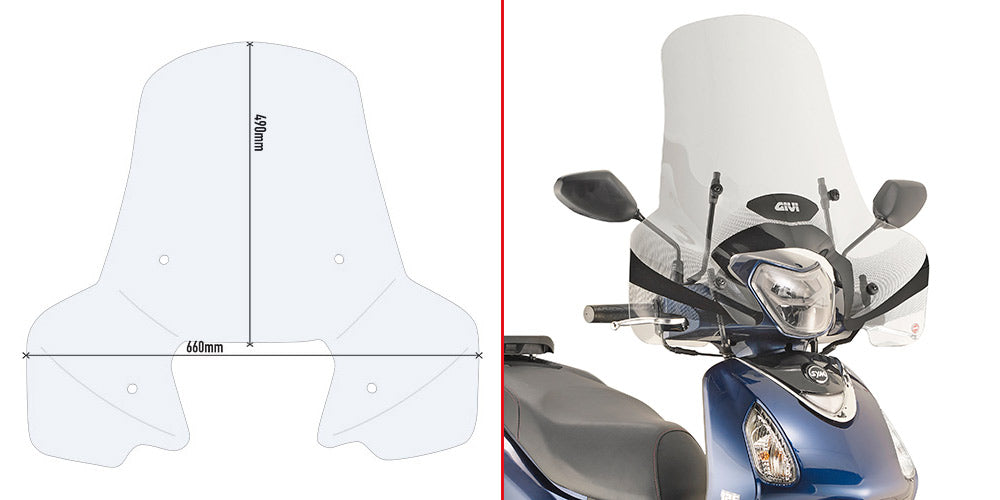 GIVI AIRSTAR KIT SYM SYMPHONY 125