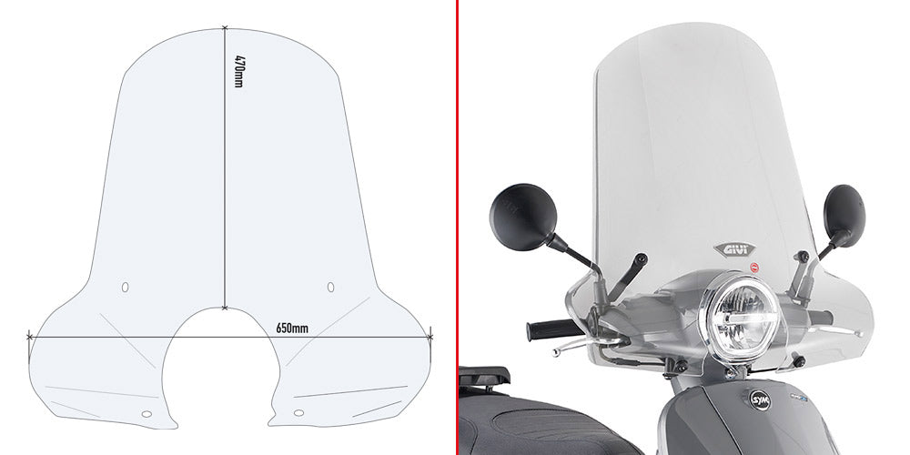 GIVI AIRSTAR KIT SYM FIDDLE 125