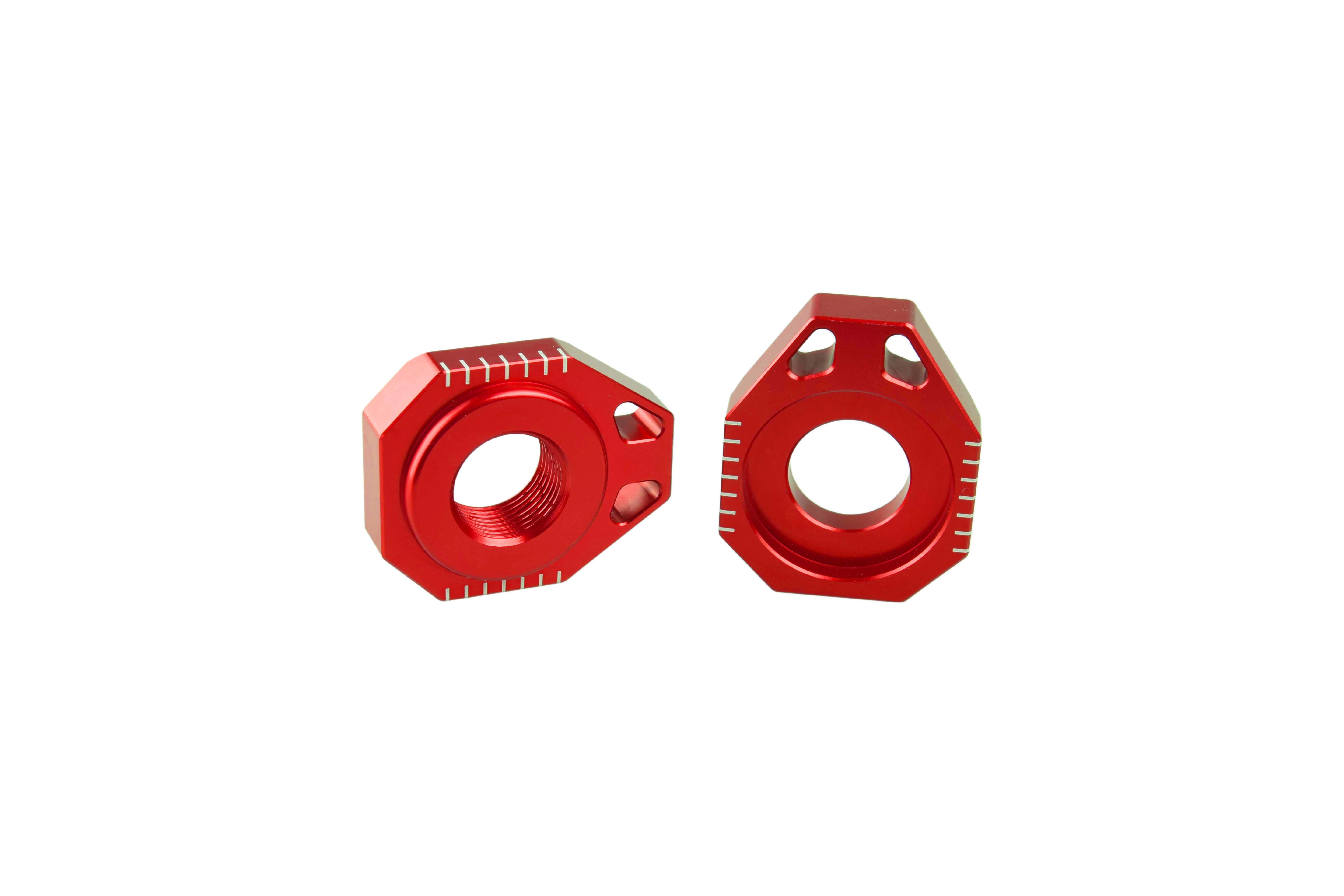 Scar Axle blocks - EXC EXCF FE TE GASGAS - Red color