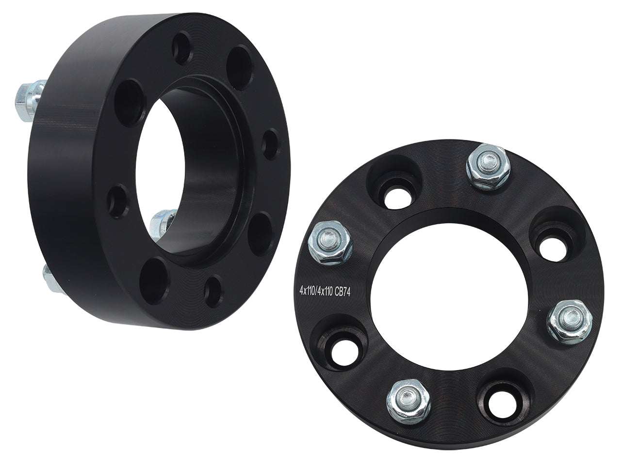 Bronco Levikepalat ATV 1,5"/38mm 4/110 M10 X 1.25mm pari Black