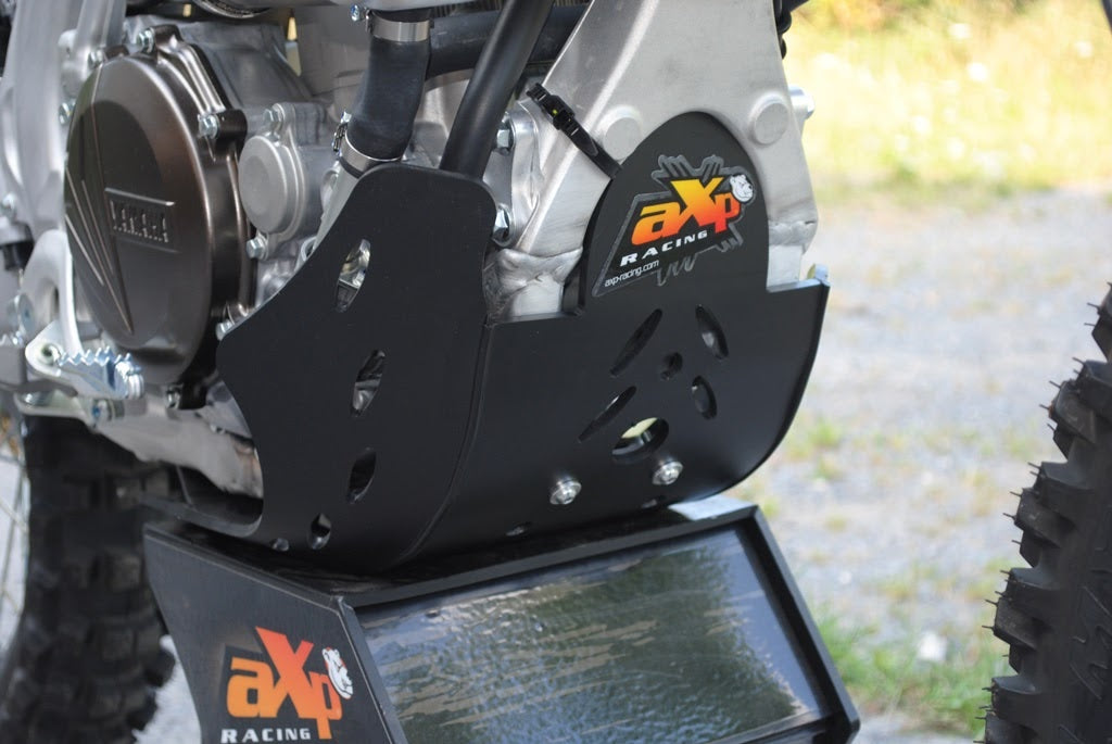 AXP Skid Plate PHD 6mm Black/Blue Sticker Yamaha YZ450F 14