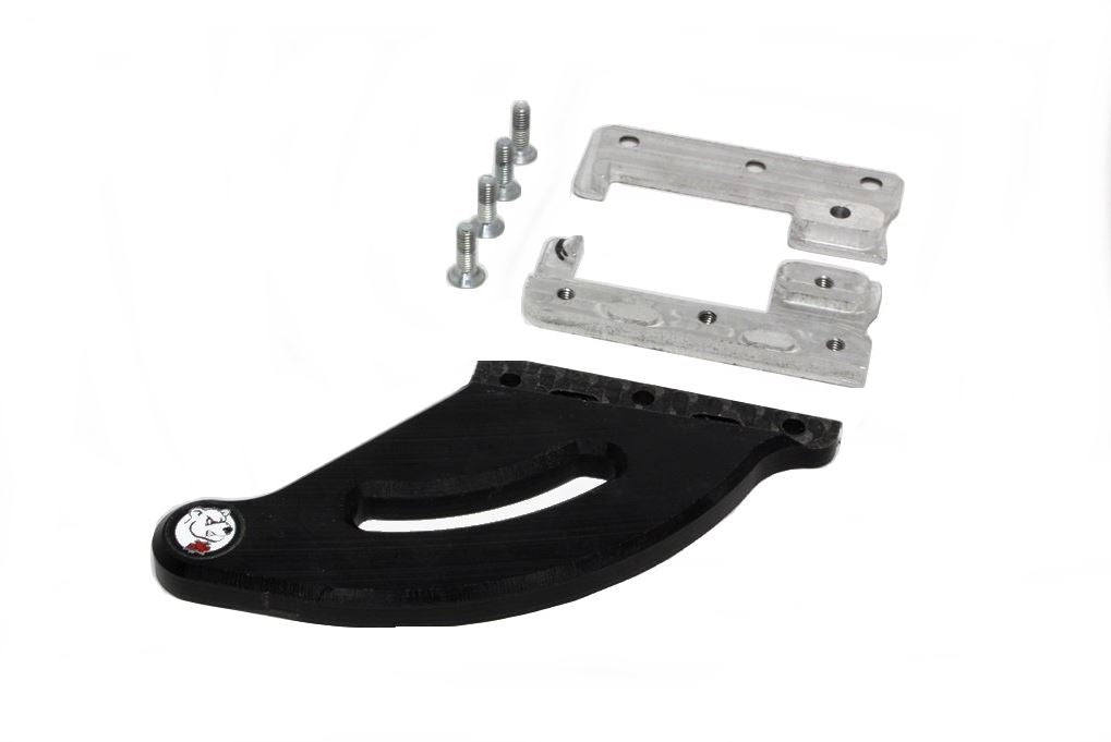 AXP Rear Disc Guard Black Husqvarna 14-25 / KTM 12-25 / Sherco 12-25