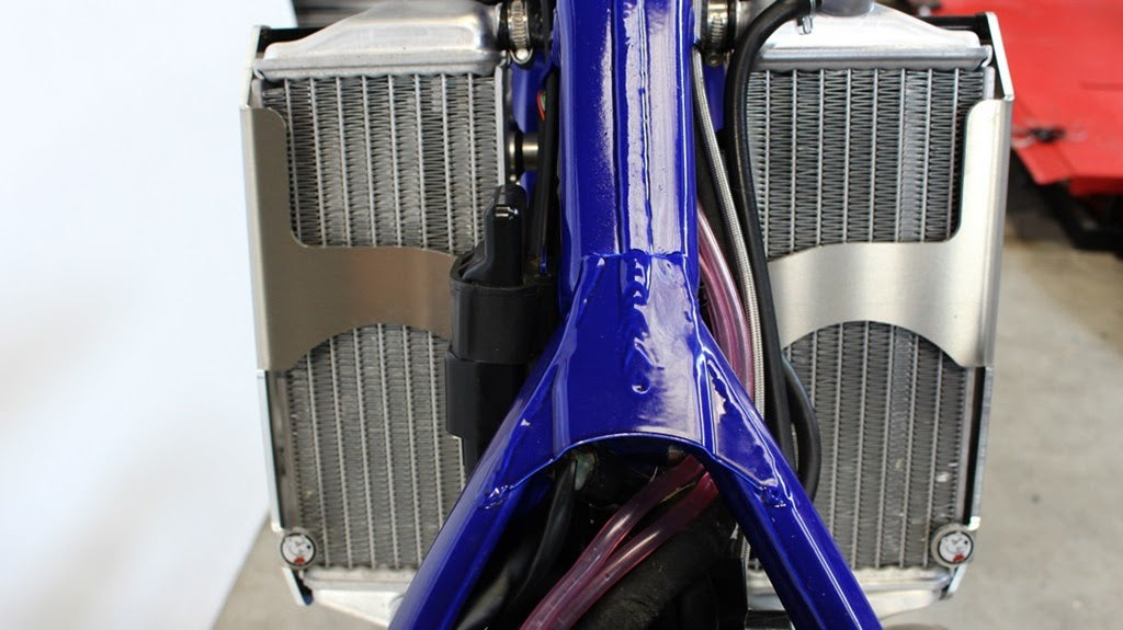 AXP Radiator Braces Black Spacers Sherco 125SER 18-21