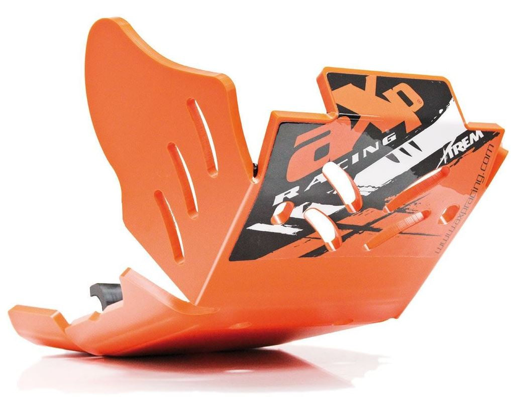 AXP Xtrem HDPE Skid Plate Orange KTM 250EXCF/350 EXCF 17-23