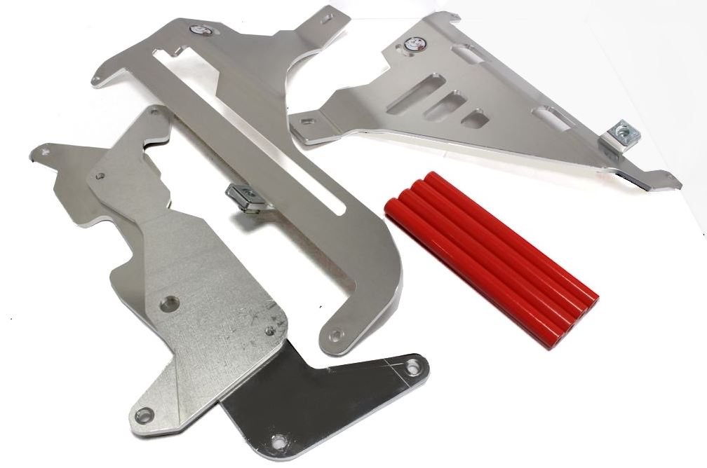 AXP Radiator Braces Red spacers Honda CRF450L/CRF450XR 19-
