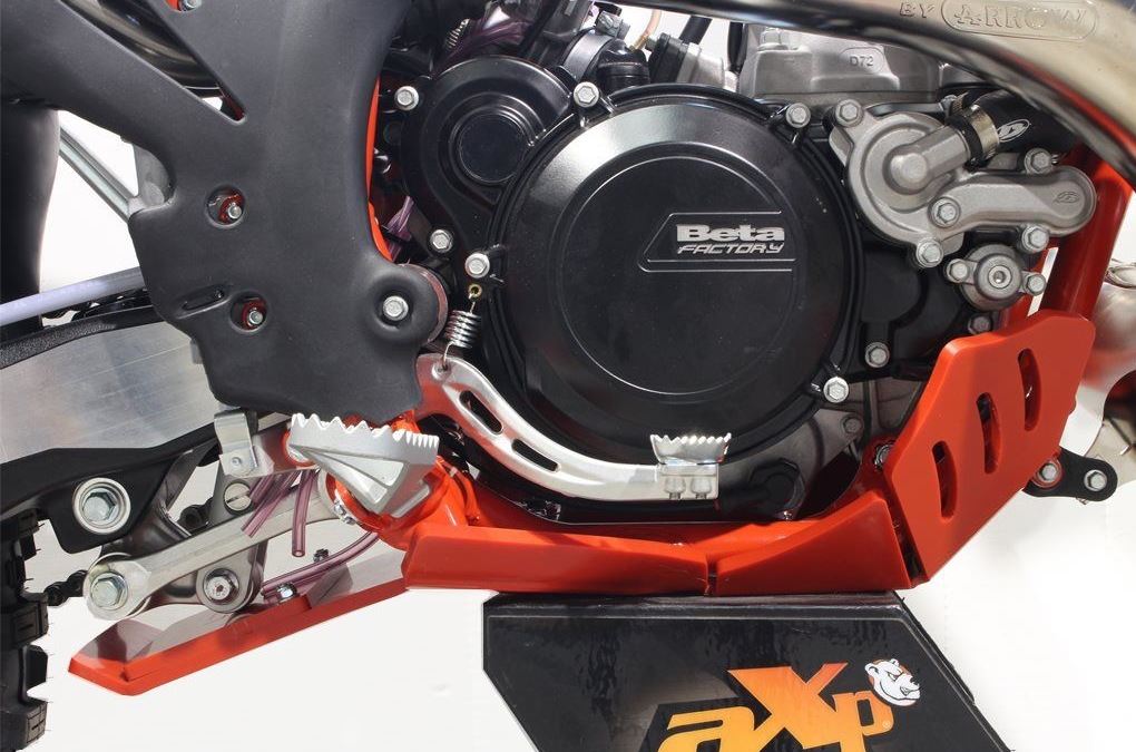 AXP Xtrem HDPE Skid Plate Red  Beta 250RR/300RR 18-19