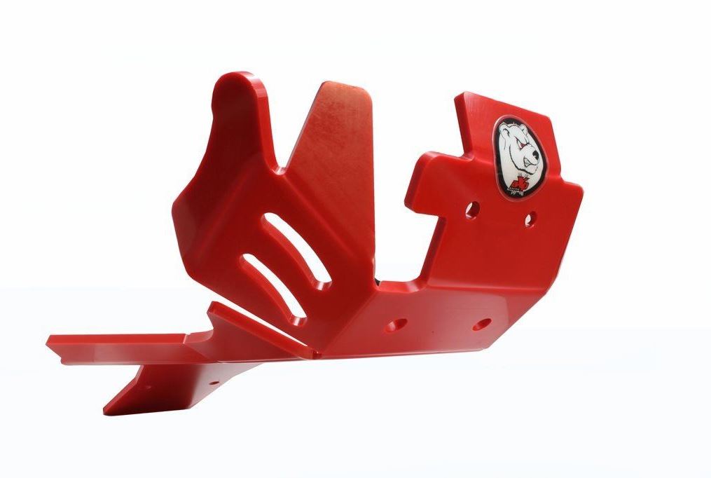 AXP Xtrem HDPE Skid Plate Red  Gas-Gas EC250/EC300 18-20 / Rieju MR300 21