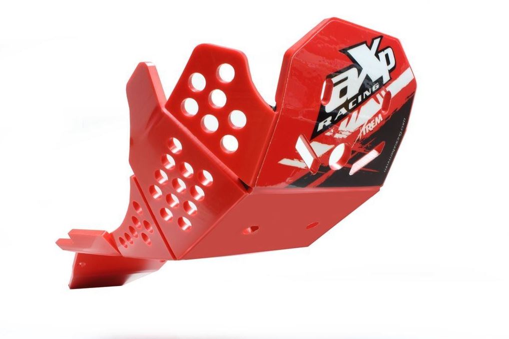 AXP Xtrem HDPE Skid Plate Red Honda CRF450R/RX / CRF400RX / CRF250R/RX